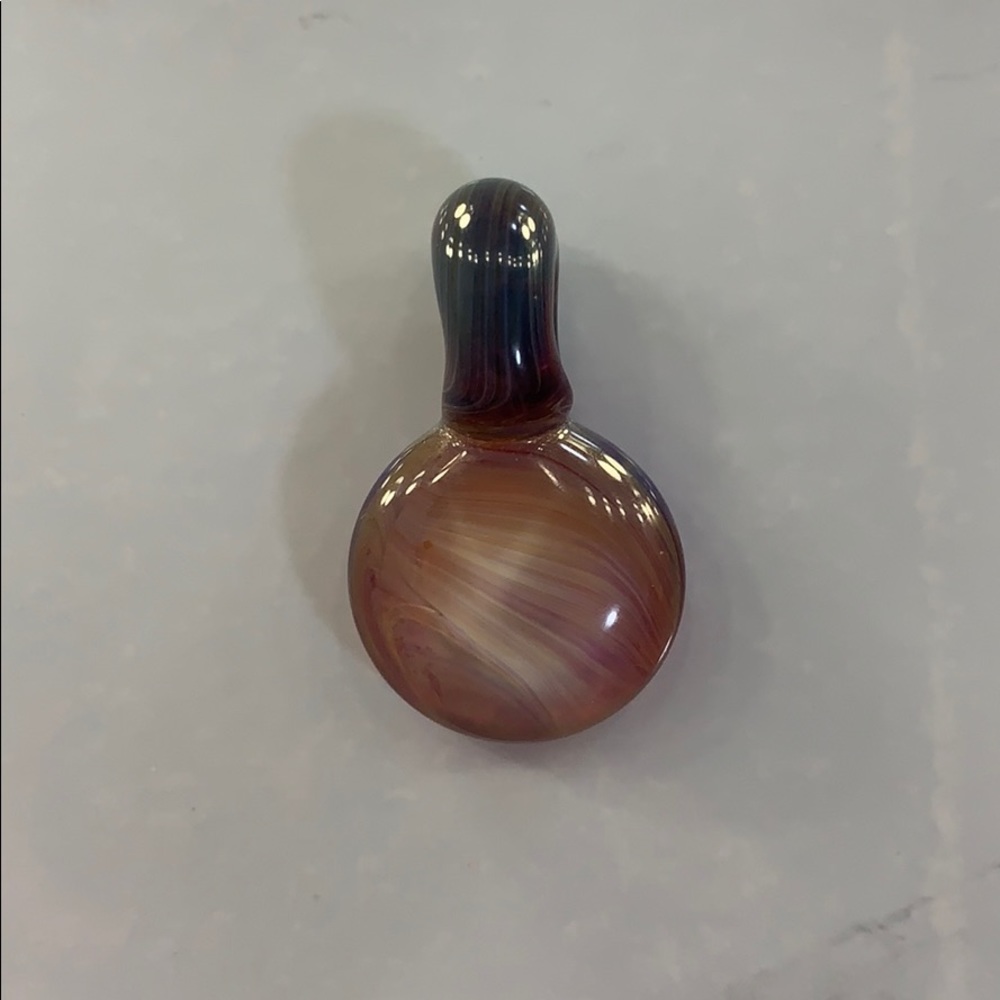 Hand Blown Circle Glass Pendant